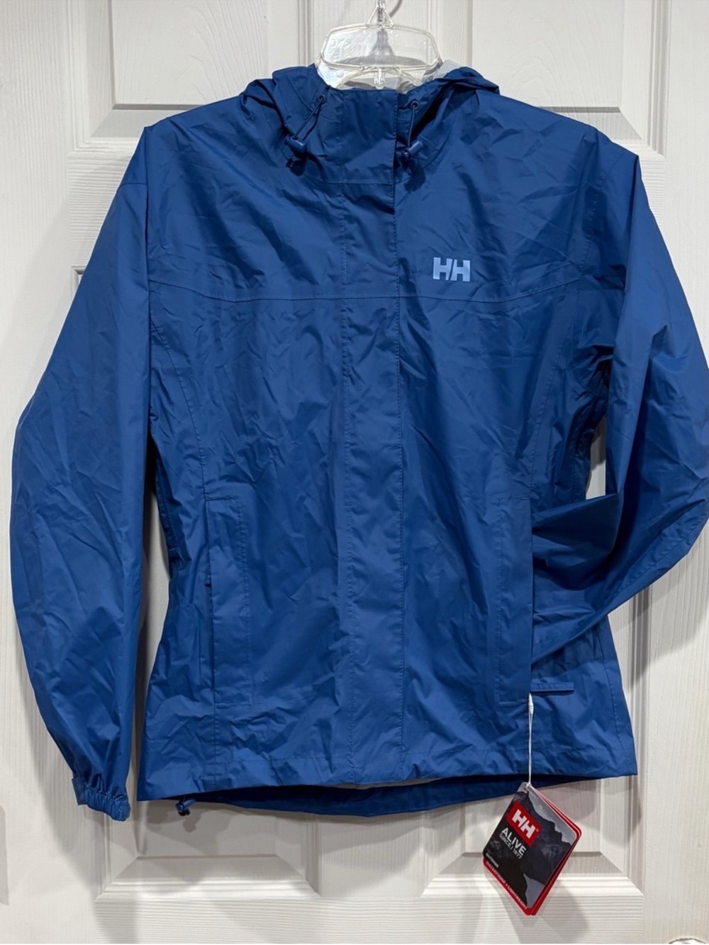 Helly Hansen Women's Small Loke Jacket Blue NWT Raincoat Hiking Waterproof
